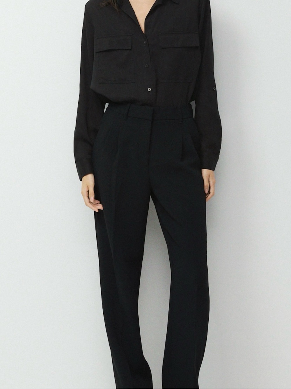 Aritzia Crepette The Effortless Pant size 14 Black NWOT